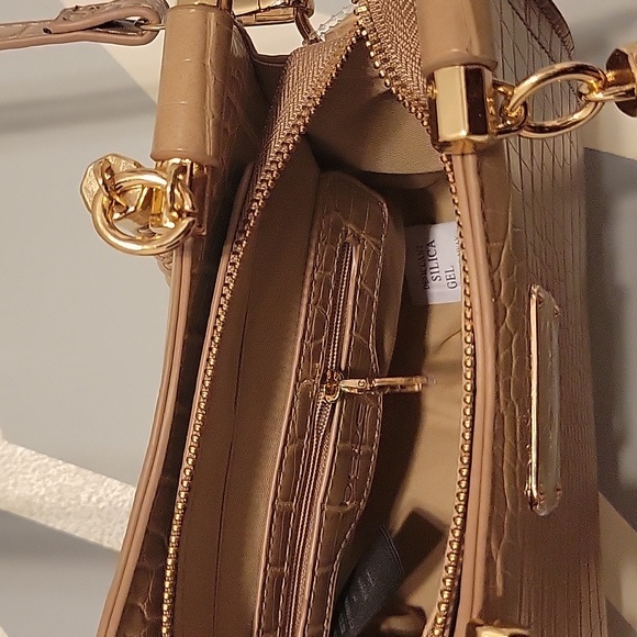 BEBE Natalie Mini Croco Shopper Crossbody - Picture 3 of 6